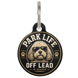 Mascotas Placa divertida para perro Cockapoo – Placa de ide