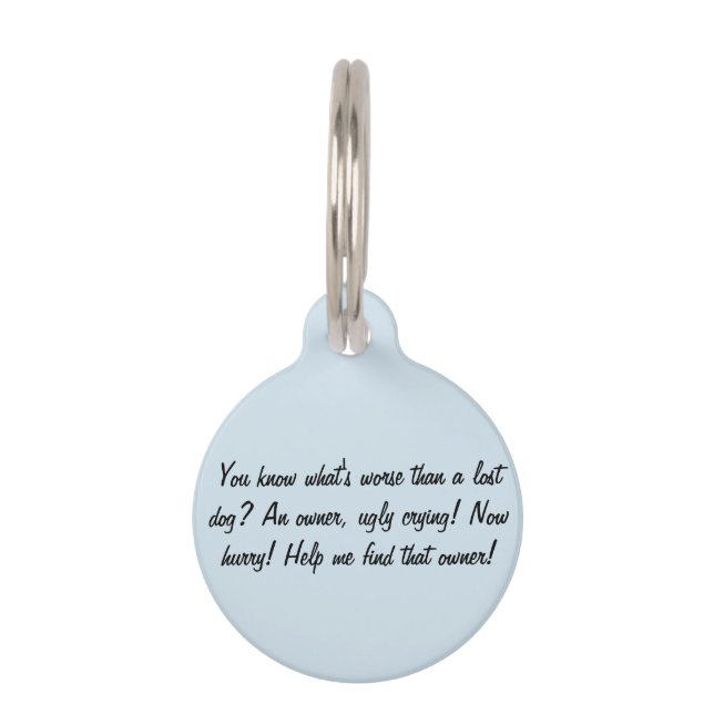 Mascotas placa para perros (Anverso)