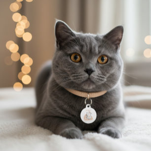 Mascotas Placa Personalizada para Mascota “Estoy Perdido Ll