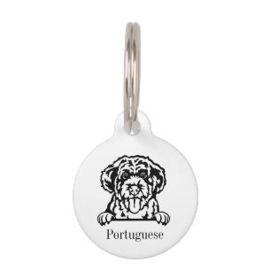 Mascotas Placa personalizada para perro de agua portugués