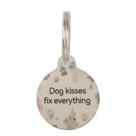 Mascotas Placa Redonda para Mascota