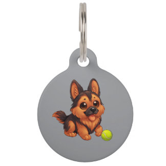 Mascotas Placa Redonda para Mascota