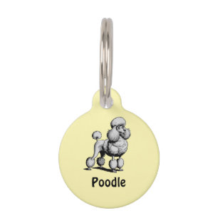 Mascotas Placa Redonda Personalizada para Perro de raza Can