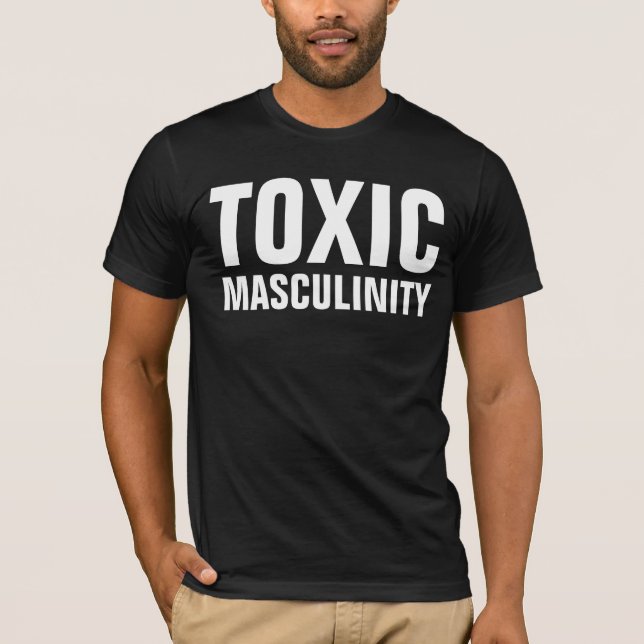 MASCULINIDAD TÓXICA Camisetas DIVERSAS DE LOS HOMB (Anverso)