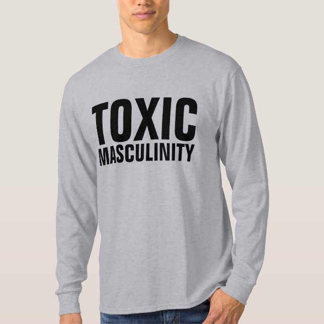 MASCULINIDAD TÓXICA, Camisetas divertidas de hombr (Anverso)