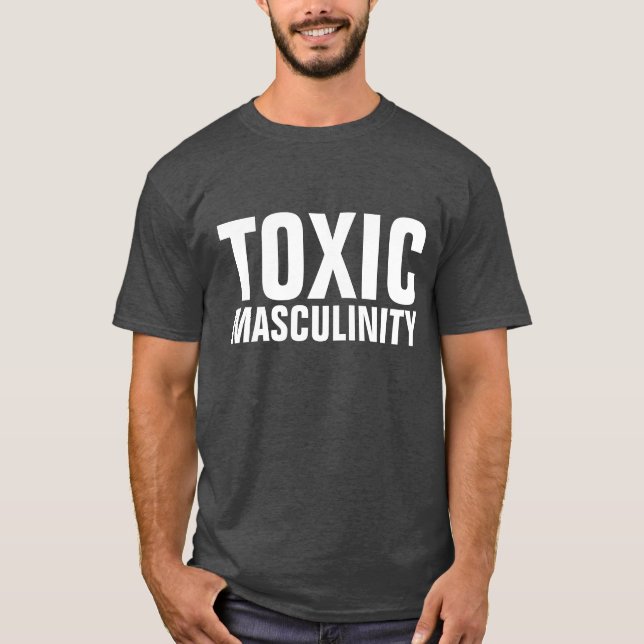 MASCULINIDAD TÓXICA DE Camisetas DE HOMBRES DIVERT (Anverso)
