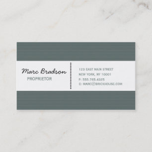Masculino - tarjeta de visita corporativa