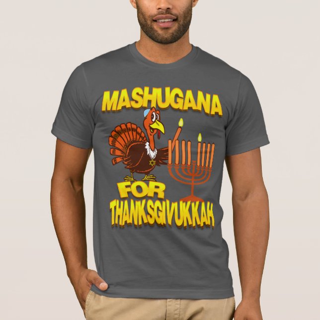 Mashugana para la camiseta de Thanksgivukkah (Anverso)