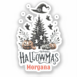 Mashup Pegatinas de Halloween Navidades de Hallowe