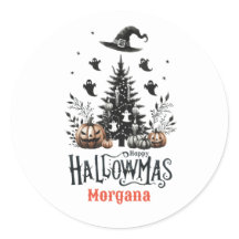 Mashup Pegatinas de Halloween Navidades de Hallowe