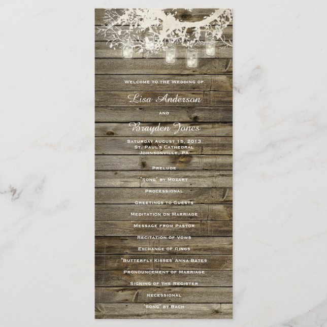 Mason Jar String ilumina el programa de árbol ruso (Anverso)