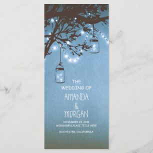 Mason Jar String ilumina los programas de la boda
