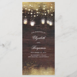 Mason Jar String ilumina programas de matrimonio r