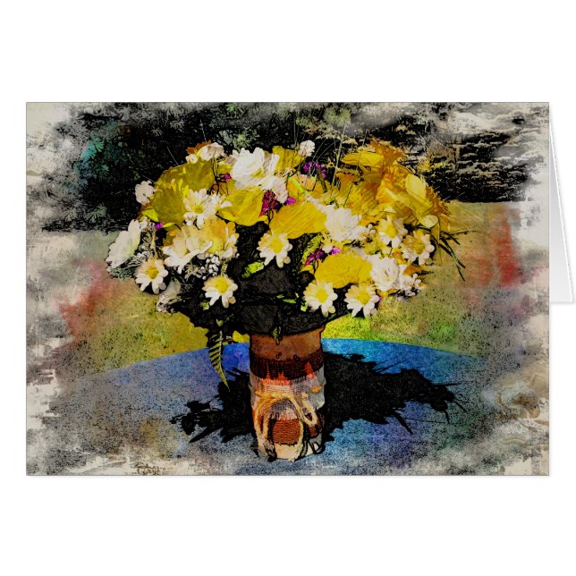 Mason Jar Summer Floral Bouquet en todas las ocasi (Anverso (Horizontal))
