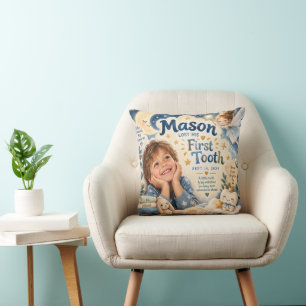 Mason Primera Diente Perdido Almohada Personalizad