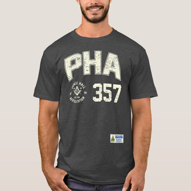 Masonic Prince Hall PHA 357 Sports Jersey Style (Anverso)