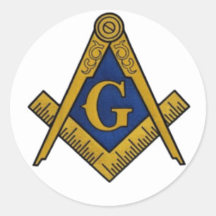 MASONS CLASSIC ROUND PEGATINAS