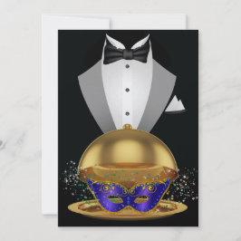 Masquerade / Mardi Gras Elegante Invitación