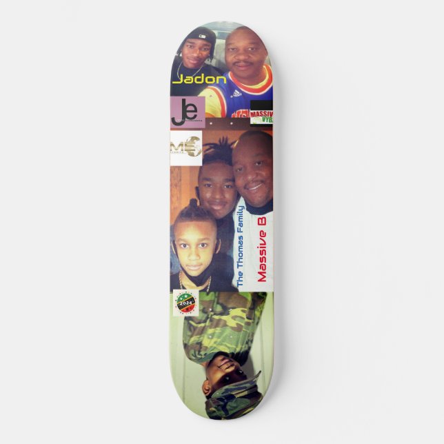 MASSIVE B THOMAS FAMILY 8 1/4" Tabla de Skateboard (Anverso)