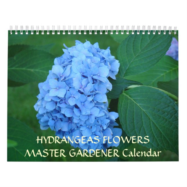 MASTER GARDENER Calendario Hidrangeas Flores (Tapa)