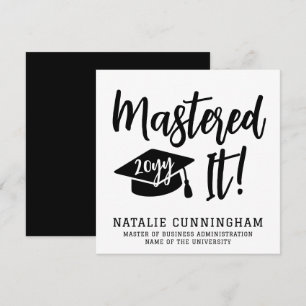 Máster personalizado de graduación