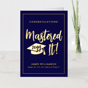 Máster personalizado de graduación