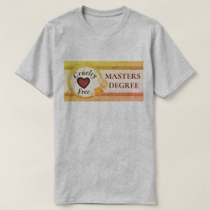 Máster sin crueldad camiseta masculina