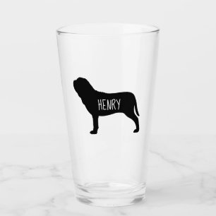 Mastiff napolitana silueta neonatal personalizada