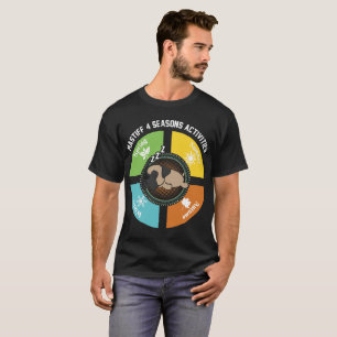 Mastín camiseta de cuatro actividades de las