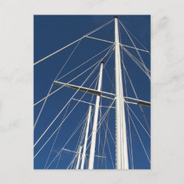 Mastres de barcos y tarjeta postal de manipulación
