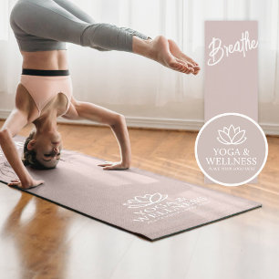 Mat con logotipo de Yoga Studio para personalizado