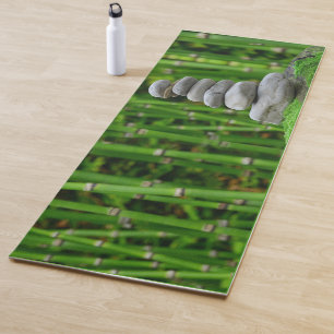 Mat de Bambú y Yoga Balanceo