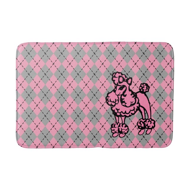 Mat de baño de alfombra de baño de pepino rosado r (Anverso)