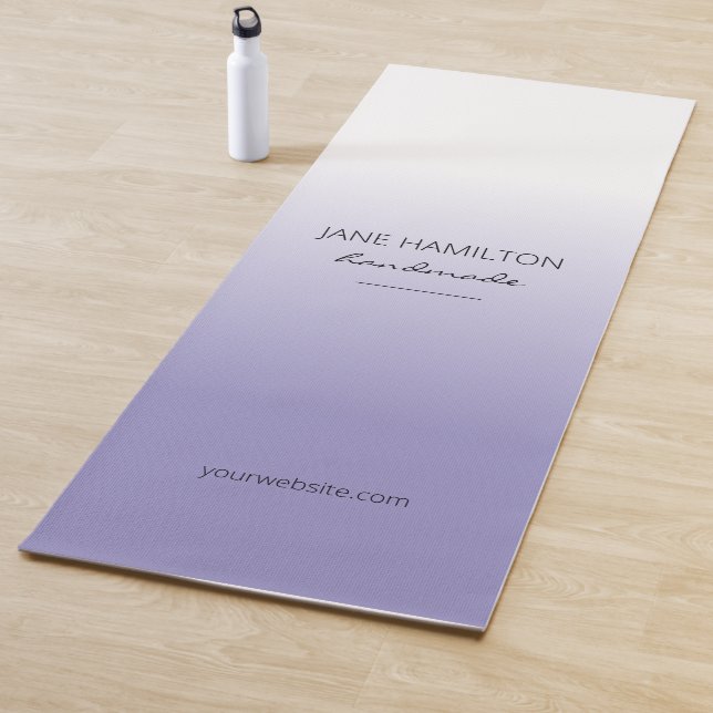 Mat de ejercicio Purple elegante profesional (In situ)