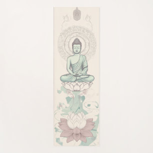 Mat de Yoga Buda Duradero para flujo cómodo