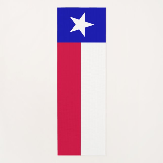 Mat de yoga de bandera de Texas (Anverso)