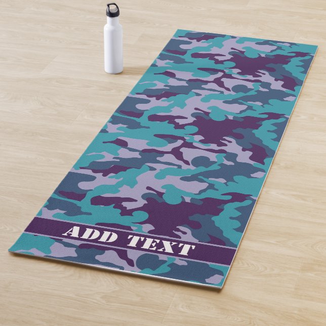 Mat de yoga de camo personalizado (In situ)