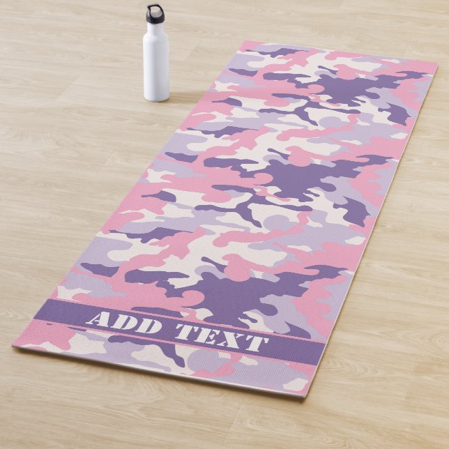 Mat de yoga de camo personalizado (In situ)