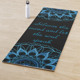 Mat de yoga de meditación de Mandala