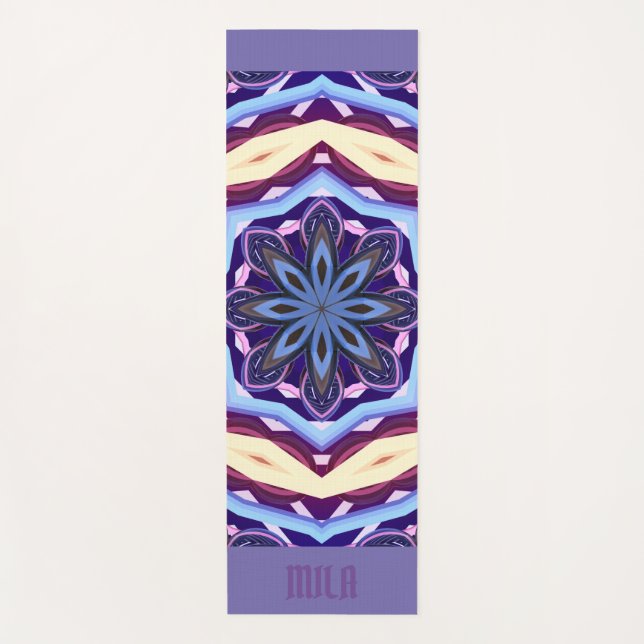 Mat de yoga de meditación de Mandala (Anverso)