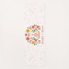 Mat de Yoga de Meditación de Respiración y Bloom