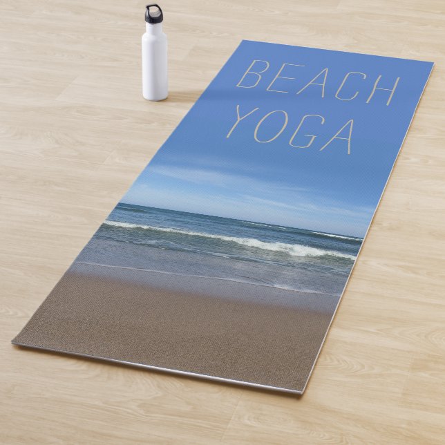 Mat de yoga de playa (personalizable de texto) (In situ)