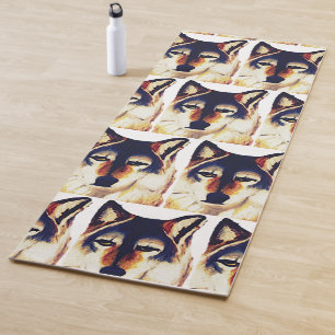 MAT DE YOGA DE WOLF ROJO