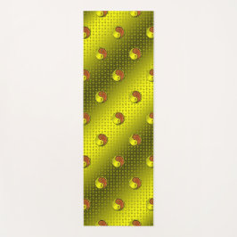 Mat de yoga del mono de la madera