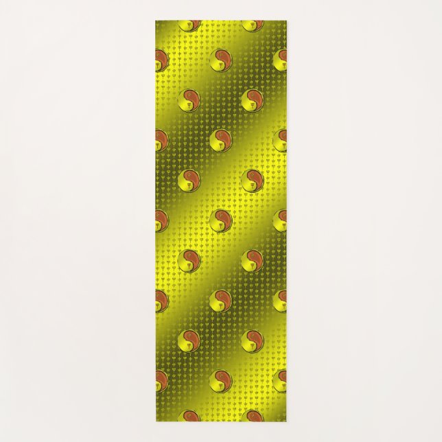 Mat de yoga del mono de la madera (Anverso)