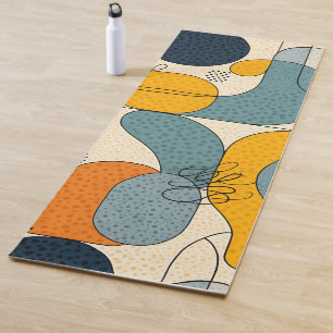 Mat de yoga en color y nadar