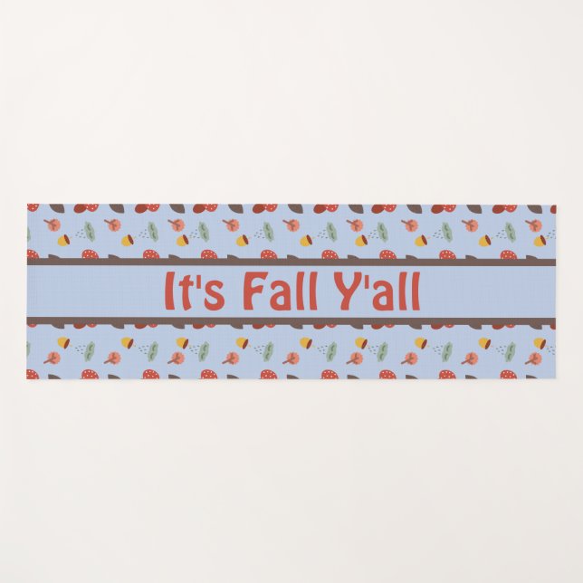 Mat de Yoga Fall personalizado (Anverso (horizontal))