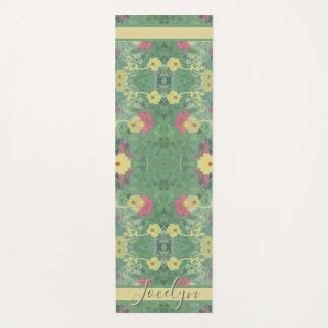 Mat de Yoga Floral Forest Floor (Anverso)