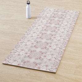 Mat de yoga floral rosa marfil Rubor