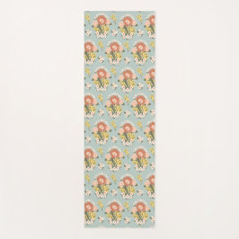 Mat de Yoga Floral Sunrise